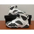thumbnail image 1 of Ni - ke Ni - ke Air Jordan 7 Retro Flint 2021 Mens Basketball Shoes White CU9307-100 Size 8, 1 of 5