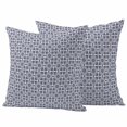 thumbnail image 6 of Navy Blue Boho Outdoor Pillow Covers 16x16 Inch Throw Pillow Covers Set of 2 Waterproof Decorative Pillow Cases Farmhouse Country Flowers Plaid Textured Cushion Covers for Patio Furniture Garden, 6 of 8