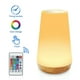 thumbnail image 1 of New Remote Control Touch Wood Grain Table Lamp Bedroom Bedside Lamp Night Light Pat Colorful Mood Light, 1 of 5