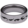 thumbnail image 4 of Alligator Tungsten Carbide Ring, 4 of 9