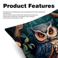 thumbnail image 2 of Owl Set with Unique Patterns - 16x16, 18x18, 20x20 Inches - Set of 2 for Living Room, Bedroom, and Office - Includes Throw Pillow Inserts and Chair, 2 of 6