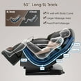 thumbnail image 4 of Costway Relaxation25 Massage Chair Full Body Zero Gravity SL-Track Electric Massage Recliner with Voice Control, Blue-Tooth Speaker, Auto Shoulder Detection, Full Body Air Bag, 4 of 10