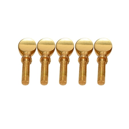 

Wsidrnty Gold Copper Clarinet Saxophone Sax Neck Tightening Screws Soprano Alto Tenor Woodwind Instrument Parts Pack of 5