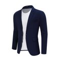 thumbnail image 2 of Yesfashion Mens Casual Blazer Sport Coats One Button Lightweight Knit Textured Suit Jackets for Men, 2 of 9