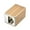 Gold, variant on Cat7 Shielded RJ45 Coupler 10Gbps Highly speed Ethernet Extender Ethernet Coupler Connectors for Stable Networking Connection