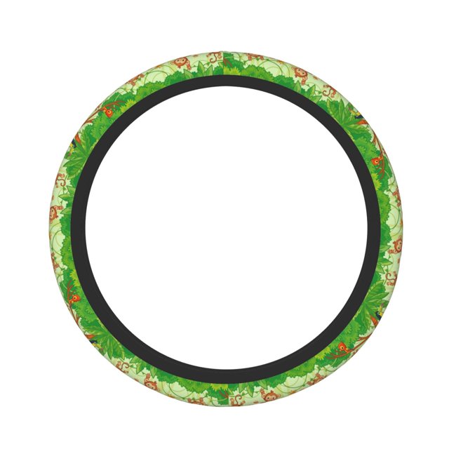 Balery African Animals in the Jungle Fundas elásticas antideslizantes para volante, funda protectora universal para hombre y mujer, 15 pulgadas, accesorios para coche.