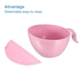 thumbnail image 3 of Cuenco para lavar arroz, colador de cocina de PP, colador, cesta de drenaje, coladores de lavado para limpieza de frutas y verduras, cesta de colador, color rosa, 3 of 6