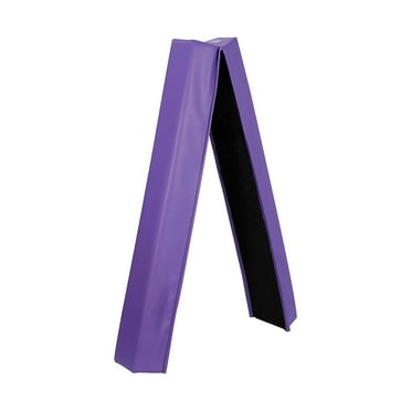 6ft Folding Gymnastics Balance Beam, Foam Floor Balance Beam Bar, Walking Beams, Home Gymnastics Equipment with Base for Kids, Toddlers, Girls
