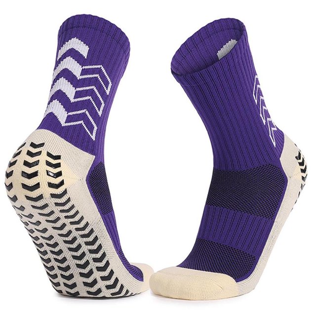 Eigraketly Calcetines de fútbol antideslizantes, calcetines gruesos de baloncesto, medias deportivas transpirables que absorben los golpes para actividades Deportes y aire libre No.6 Eigraketly OD016587-06