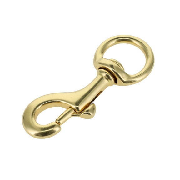 3511 3/4" Natural Brass, Swivel Bolt Snap, Solid Brass-LL