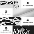 thumbnail image 5 of Coral Black Outdoor Rug 5x8 Ft, Non Slip Washable Area Rug, Coastal White Ocean Marine Nautical Beach Patio Rugs Carpet Runner, Large Floor Mat for Indoor/Outdoor Deck Porch Camping, 5 of 8