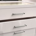thumbnail image 5 of Goo-Ki 6 Pack 5''(128mm) Hole Center Satin Nickel Cabinet Pulls, Zinc Alloy Knurled Grip Cabinet Handles for Drawer,Dresser,Cupboard Wardrobe Cabinet, 5 of 7