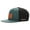 Duck Green, variant on PGA Tour Golf 2-Tone Heather Flat Brim Adjustable Hat, Caviar Black -