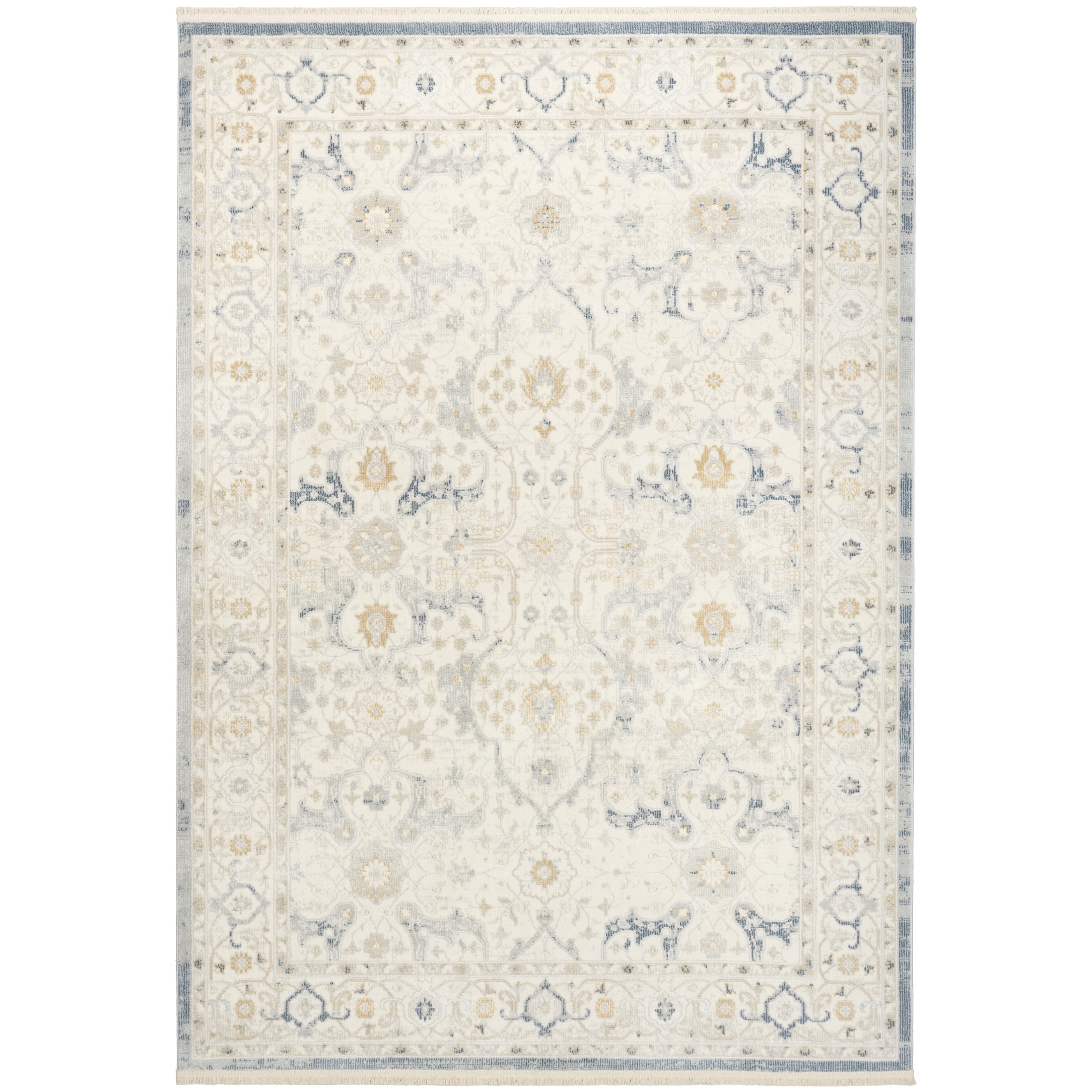 Nourison Pardis 5'3" x 7' Light Blue Vintage Indoor Rug
