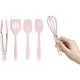 thumbnail image 1 of Cook With Color Juego de cinco aguamarina y oro rosa, juego de utensilios de cocina MINI de silicona, rosa, 5 piezas Adepaton WMXL-280, 1 of 6