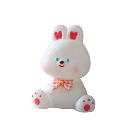 

BKFYDLS Easter Toys Creative Personality Bunny Enamel Night Light Cartoon Children Luminous Toys Warm Yellow Light Gives People Wireless Warmth on Clearance