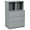 Grey, variant on Gymax 3 Drawer Dresser W/ Cubbies Storage Chest for Bedroom Living Room Black
