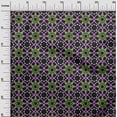 thumbnail image 3 of oneOone Georgette Viscose Light Green Fabric Asian Tile Star Sewing Craft Projects Fabric Prints By Yard 42 Inch Wide, 3 of 4