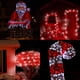 thumbnail image 5 of Luces navideñas SANJICHA, paquete de 2 unidades, 66 pies, 200 LED, rojo y blanco, 5 of 8