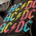 thumbnail image 2 of AC/DC Multicolor Black Adult T-Shirt, 2 of 4