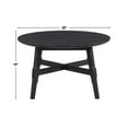 thumbnail image 4 of Steve Silver Round 32" Width Oslo Coffee Table Black, 4 of 7