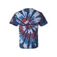 thumbnail image 3 of Dyenomite - Multi-Color Cut-Spiral Tie-Dyed T-Shirt - 200T2 - Americus - Size: M, 3 of 3