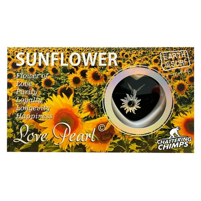 Sunflower Chattering Chimps Kit de Perles de Souhait d'Amour Chaîne Pendentif Collier