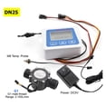 thumbnail image 2 of Smart Digital Water Flow Meter Set LCD Flow Rate Monitor Inline Electronic Flow Sensor with Temperature Display G1 G1/2 G3/4, 2 of 5
