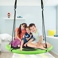 thumbnail image 5 of Gymax 40'' Kids Hanging Chair Swing Tent Set Hammock Nest Pod Seat Green, 5 of 10