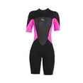 thumbnail image 4 of Traje de neopreno de 2 mm para adultos, traje de buceo, traje de baño con cremallera trasera, manga corta, Mujer Zulema  Traje de Neopreno, 4 of 8