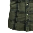 thumbnail image 3 of Njoeus Mens T-Shirts Fishing Shirts For Men Men'S Plaid Button Down T-Shirt Workwear Cargo Short Sleeve Cotton Button Shirts Pockets(Available In Big & Tall Size)M-5Xl, 3 of 3