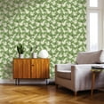 thumbnail image 3 of Tempaper x Novogratz Family of Cranes Green Peel and Stick Wallpaper, 20.5" x 16.5', 3 of 7