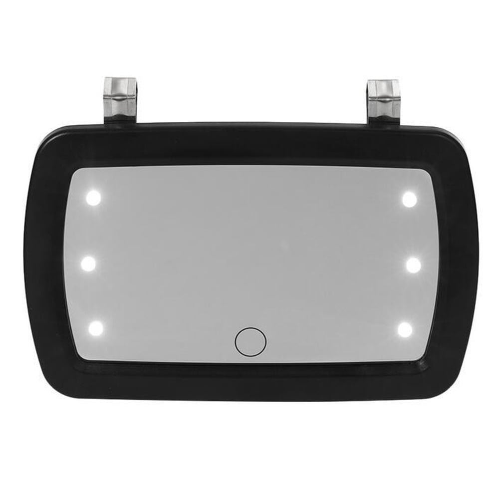Universal Car Makeup Mirror LED Sun Visor Cosmetic Mirror Touch Switch