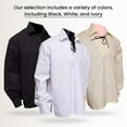 thumbnail image 4 of Claymore Highlander Mens White Ghillie Shirt, Mens Jacobite Ghillie Shirt for Kilts, Renaissance Shirt for Men - Medium, 4 of 4