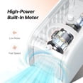 thumbnail image 6 of PUPIHOM Pet Hair Dryer, Dog Hair Blower with Adjustable Air Flow and Temperature Control, Smart Pet Dryer with LED Display, 3 Nozzles, Dryer, 6 of 7