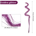 thumbnail image 2 of 30 Stem Christmas Curly Branch Xmas Glitter Branch Vase Filler Branch Ting,Duslogis Ting Branch Glitter Decoration for Christmas Decor, Wedding, Holiday and Home (Purple), 2 of 7