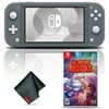 Nintendo Switch Lite Gray Console Bundle with No More Heroes 3