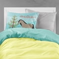 thumbnail image 2 of Carolines Treasures BB9277PILLOWCASE Welsh Pony Horse Christmas Fabric Standard Pillowcase Teal Standard multicolor, 2 of 2