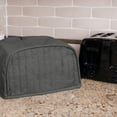 thumbnail image 3 of RITZ Four-Slice Toaster Kitchen Appliance Cover (APPLIANCE NOT INCLUDED), Graphite, 3 of 5