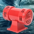 thumbnail image 4 of 110V 140db Motor Driven Metal Horn Industry Boat Alarm Air Raid Siren MS-490 Red, 4 of 9