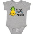 thumbnail image 3 of Inktastic I Love My Auntie with Pineapple Boys Baby Bodysuit, 3 of 5