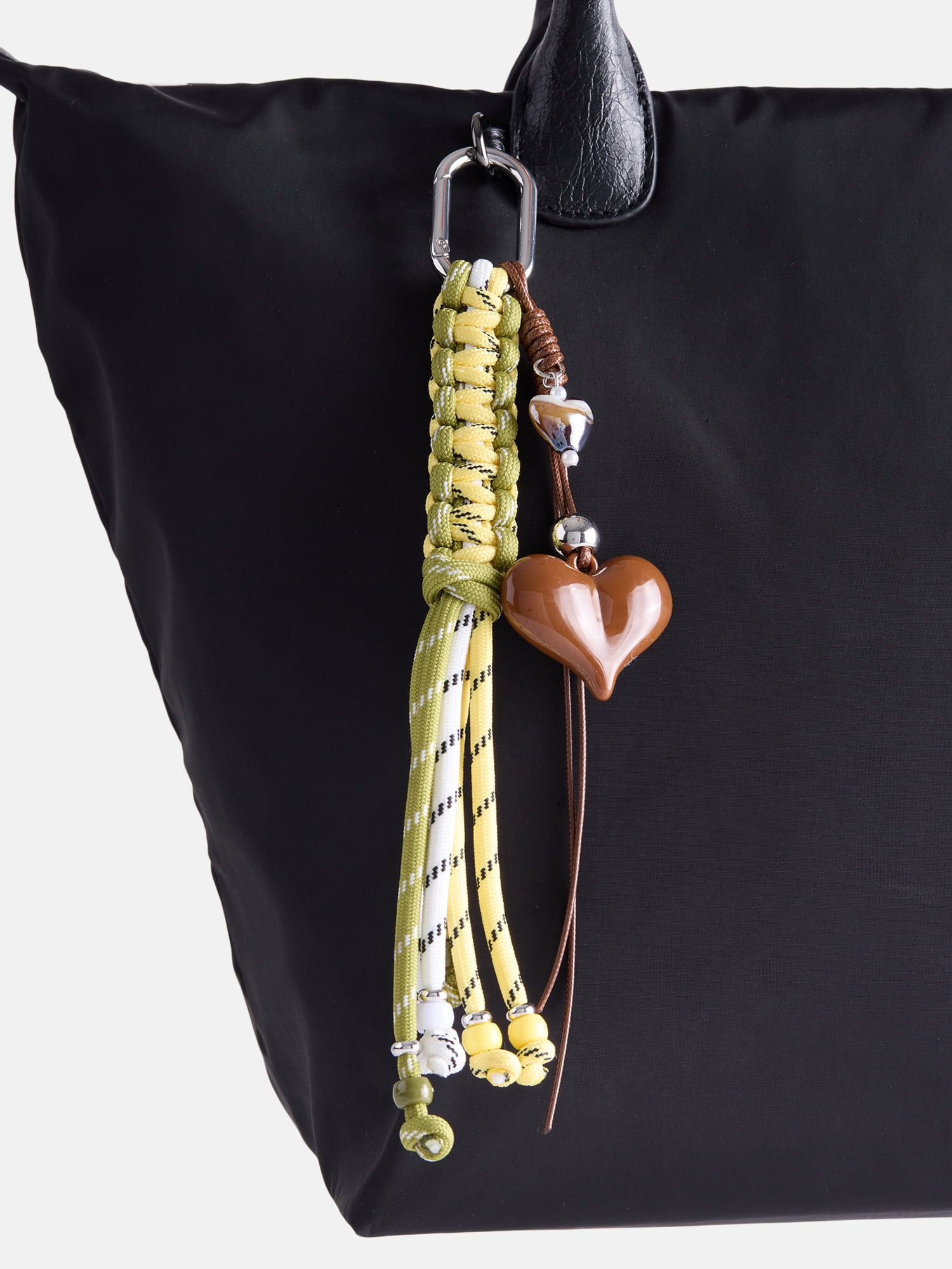 No Boundaries Women’s Heart Bag Charms, Green