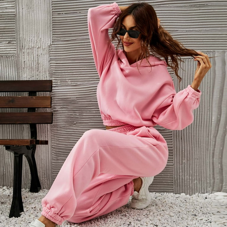 Chic Lace Two Piece Tracksuit Set Out For Women Autumn Streetwear Clothing  With Solid Shirt Top And Wide Leg Pants From Bounedary, $26.92