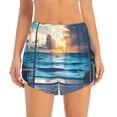 thumbnail image 2 of Daiia Ocean View Bedroom Pattern Women's 2 in 1 Running Shorts - Lightweight Athletic Workout Gym Yoga Shorts Liner with Phone Pockets-XX-Large, 2 of 7