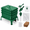 Green-3-Tray, variant on Green 3-Tray Worm Composting Bin 32qt Indoor Outdoor Food Waste Recycling Kit