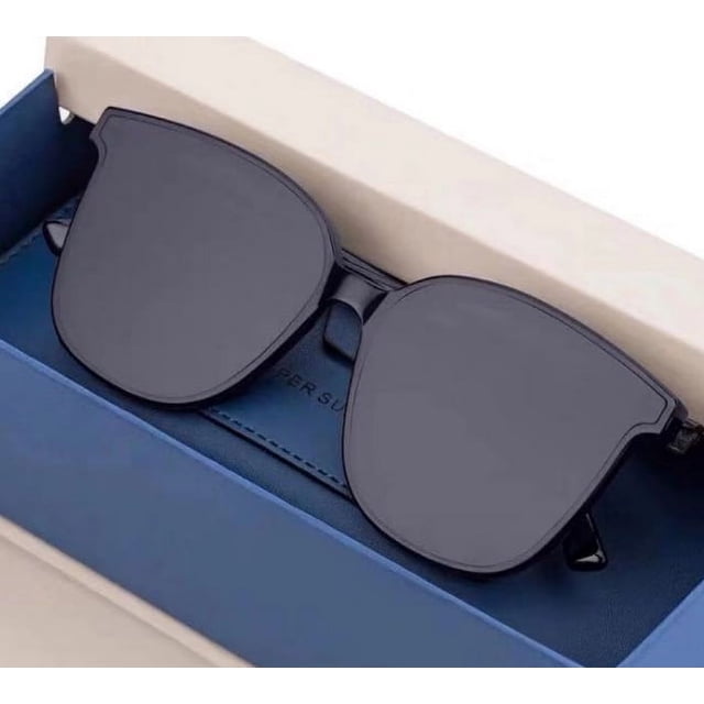Gafas de sol con montura grande de moda coreana para hombres y mujeres
