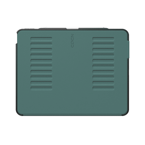 Zugu Case for iPad Air 13 Inch (M2/M3/M4) 2024/2025/2026, Slim Protective Cover with Apple Pencil Holder, Auto Wake/Sleep, Multiple Viewing Angles - Pine