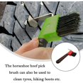 thumbnail image 4 of Brosse de Pic Sabot Cheval avec Poignée, Brosse Robuste Sabot, Brosse à Cheval Chevaux Sabot de Nettoyage de Rainure (Couleur Aléatoire), 4 of 5