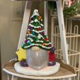 thumbnail image 4 of Estatua de enano sin rostro de resina de Papá Noel con gnomo de árbol de Navidad, decoración para árbol de Navidad, regalo de Año Nuevo, 4 of 7