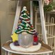 thumbnail image 4 of Estatua de enano sin rostro ANGGREK de resina decoración de árbol de Navidad, 4 of 7